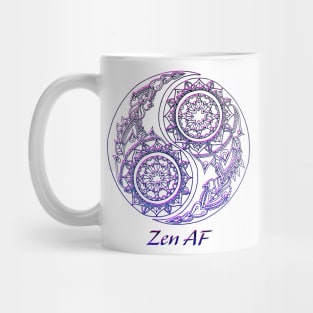 Zen AF - Indigo Mandala Mug